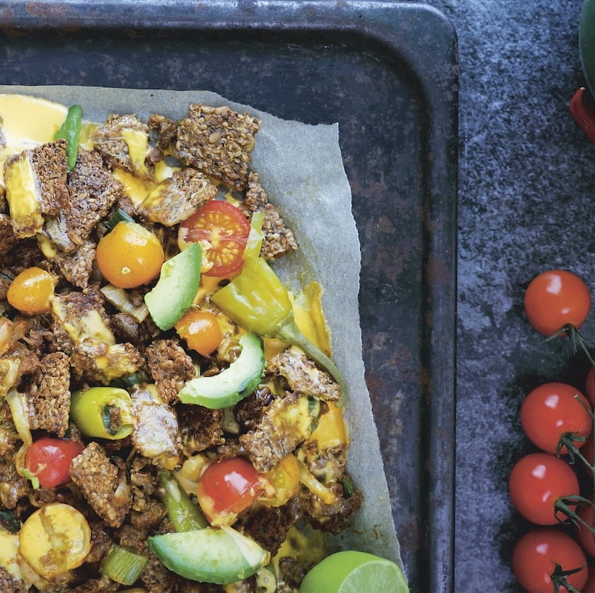 Herkullinen nachopelti, joka on valmistettu Rostenin Siemenrapeista