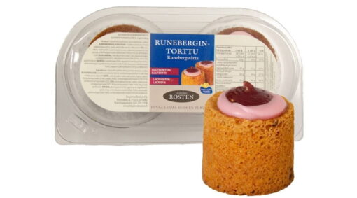 Rosten gluteeniton Runebergintorttu 2 kpl 240g leivos