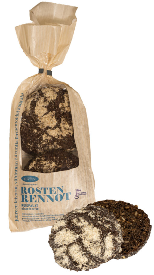 Rosten Rennot Rågbröd bitar 4 st/360 g
