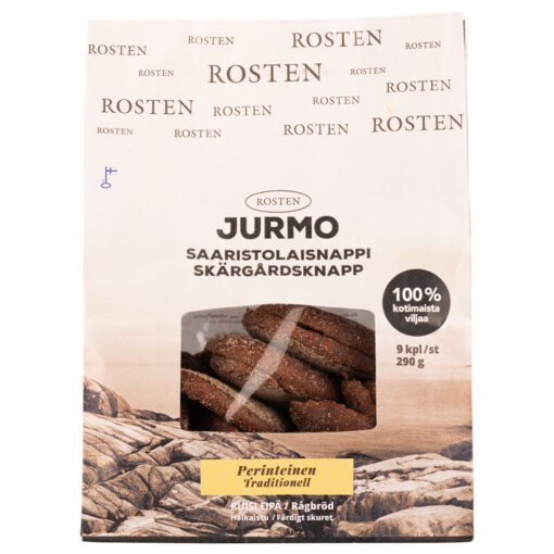 Rosten Jurmo Saaristolaisnappi 9kpl 290g ruispalaleipä