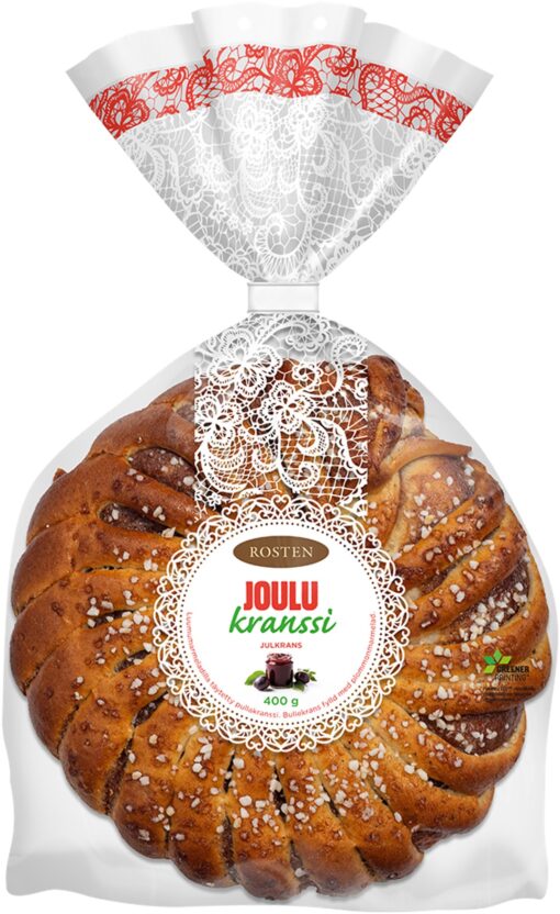 Rosten Joulukranssi 400g täytepitko