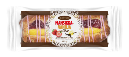 Rosten Mansikka-vaniljapitko 370 g