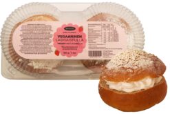 Rosten Vegaaninen Laskiaispulla mansikkatäytteellä 180 g