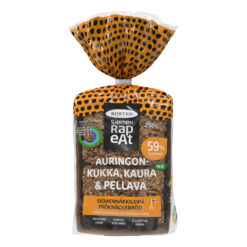 Rosten Auringonkukka, kaura & pellava siemennäkkileipä 12kpl 250g