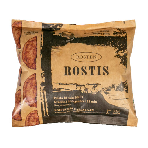 Rosten Rostis ruistaikina piirakka pakaste 6x65 g