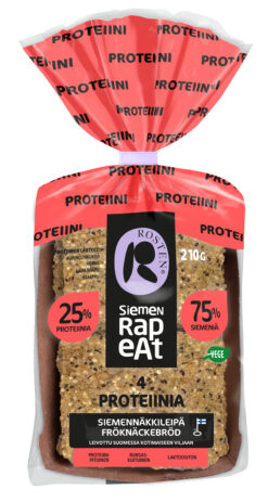 Rosten 4 proteiinia siemennäkkileipä 10kpl 210g