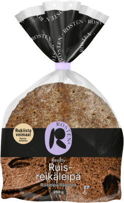 Rosten Revitty Ruisreikäleipä 250g rågbröd
