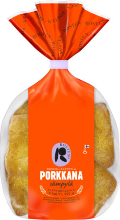 Rosten Porkkanasämpylä 5kpl 350g moniviljasämpylä