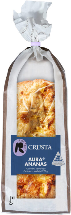 Rosten Crusta Valio AURA® sinihomejuusto-ananasleipä 270 g