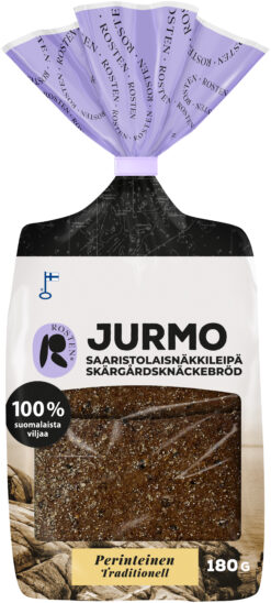 Rosten Jurmo saaristolaisnäkkileipä, täysjyvänäkkileipä 10 kpl/180g