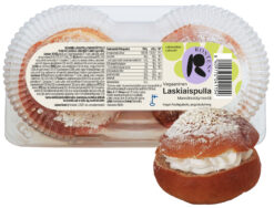 Rosten Vegaaninen Laskiaispulla mansikkatäytteellä 180 g