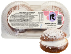 Rosten Laskiaispulla mansikkatäytteellä 2kpl 200g