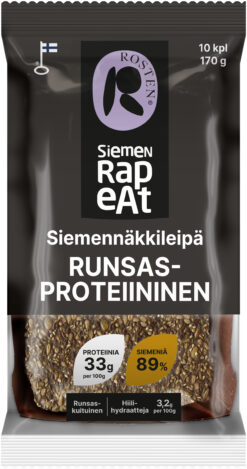 Rosten Runsasproteiininen siemennäkkileipä 10kpl 170g