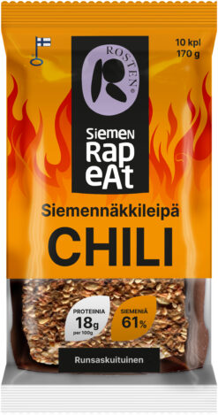 Rosten SiemenRapeAt Chili siemennäkkileipä 10kpl 170g